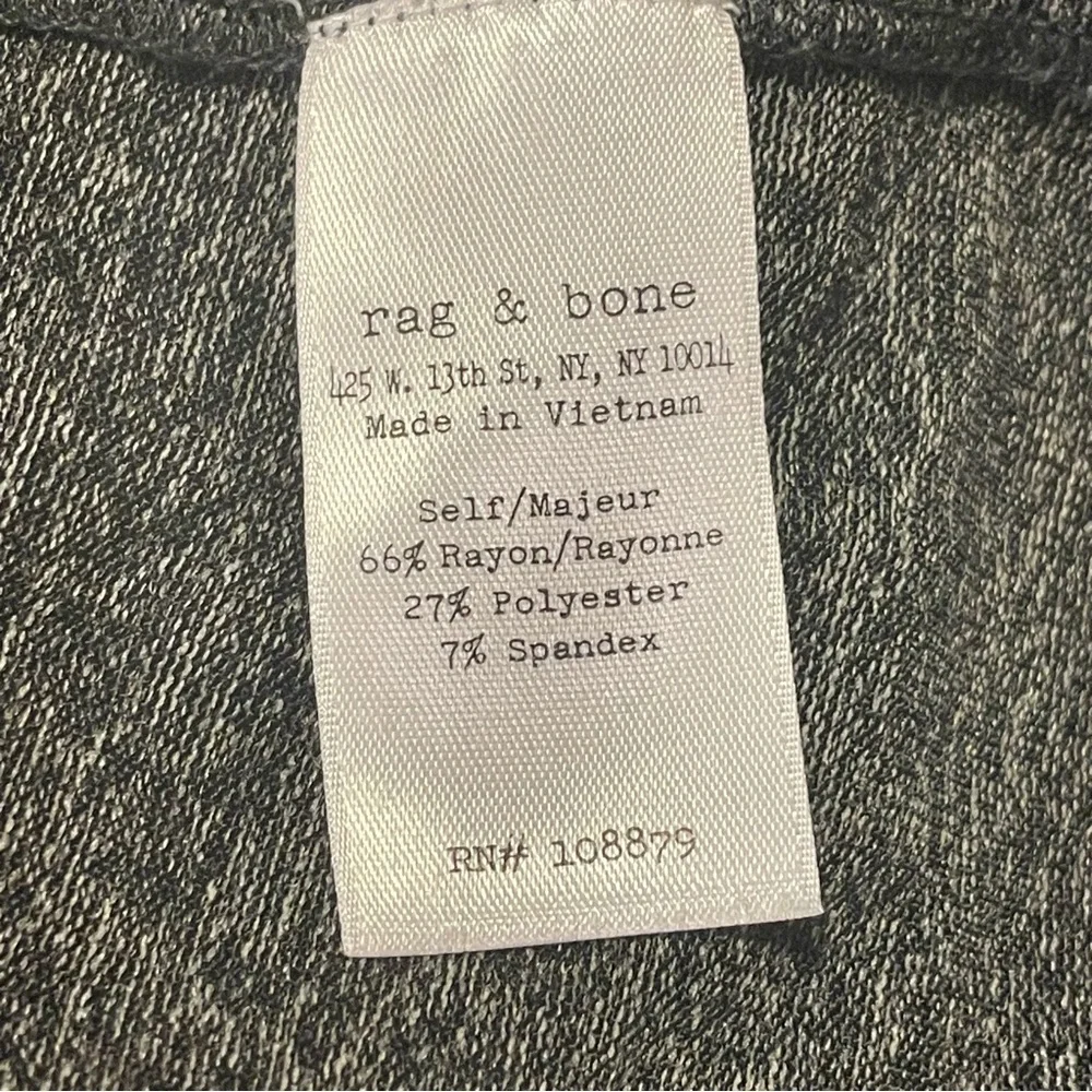 RAG & BONE NWOT The Classic Beater Tank in Charcoal - Picture 5 of 6